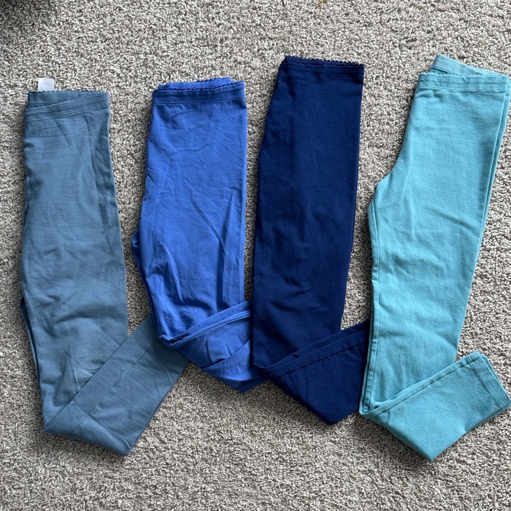 Tea Collection Girls Assorted Blue Leggings Set